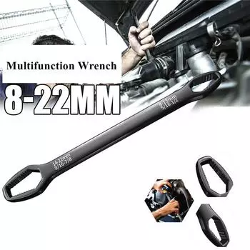 Ratchet Wrench Double Ended Spanner Repair Hand Tools for Car Bicycle Open End Wrench