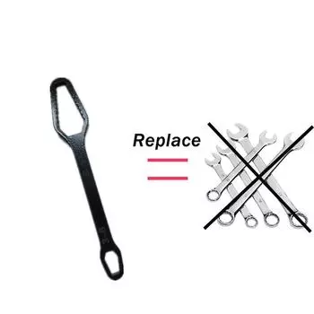Ratchet Wrench Double Ended Spanner Repair Hand Tools for Car Bicycle Open End Wrench