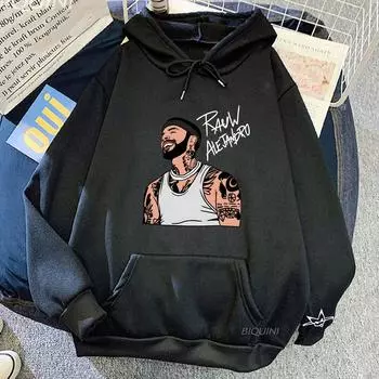 Rauw Alejandro Saturno Hoodies Men/Women Hooded Sweatshirts Casual Long Sleeve Harajuku Graphic Hooded Tops S