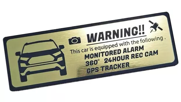 RAV4 Toyota Security Sticker Car Security Luxury Car VIP 24-часовой мониторинг GPS-трекер Anti-Theft (Золото)