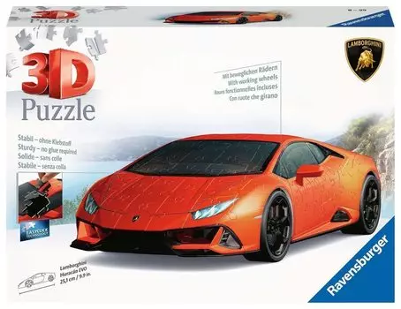 Ravensburger 108 Piece 3D Puzzle Lamborghini Huracan EVO 3D Puzzle 11238 8