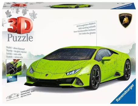 Ravensburger 3D Пазл Lamborghini Huracan EVO 108 деталей 11559 4 3D Пазл (зеленый)