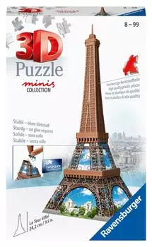Ravensburger 3D Puzzle Эйфелева башня Мини 54 детали 3D Puzzle Не требуется клей 12536 4