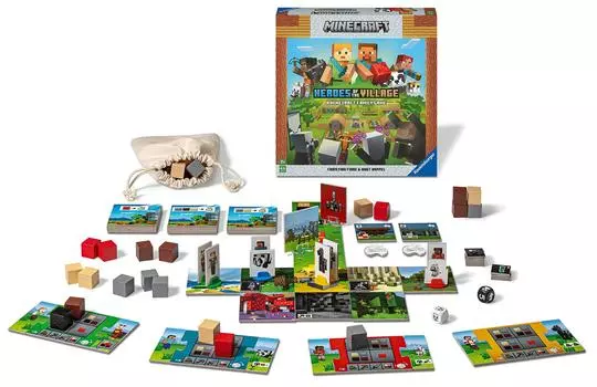 Ravensburger Board Game Heroes Японская инструкция по эксплуатации в комплекте 20977 4 Импортированный Minecraft Обычный продукт