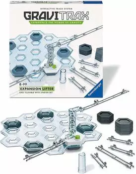Ravensburger GraviTrax Expansion Lifter Set Оригинальный импортный продукт STEM Programming Ball 26819 1 (Игрушечный ролик)