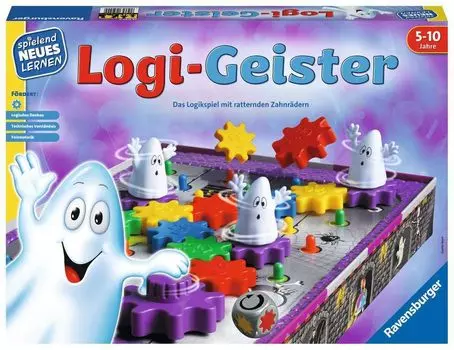 Ravensburger Logi Geister 25042 4 игры аналоговая японская инструкция в комплекте от 5 лет и старше (Настольная игра)