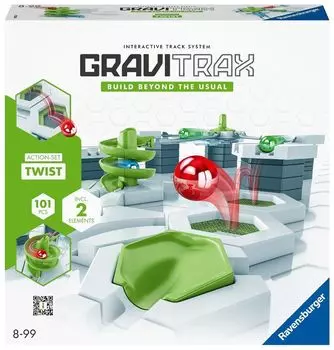 Ravensburger Marble Run GraviTrax Action Set Twist 101 Возраст 8 лет и старше Всего деталей
