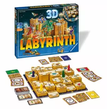 Ravensburger Ravensburger 3D Labyrinth Game Analog Для 2-4 игроков в возрасте от 7 лет и старше 26831 3 [Настольная игра]