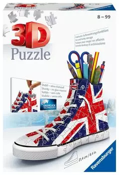 Ravensburger Ravensburger 3D Puzzle 108 Piece Sneakers Union Jack 11222 7