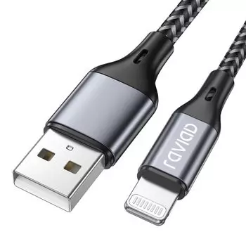 RAVIAD iPhone Charging Cable Lightning Fast Charging Data Transfer High Durability Disconnection Prevention iPhone Pro Pro Pro XS lightning USB