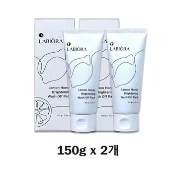 Raviora Bae Jong-ok Lemon Honey Pack Dead Cell Care Wash-Off Pack 100g, 1 pack, 2 packs