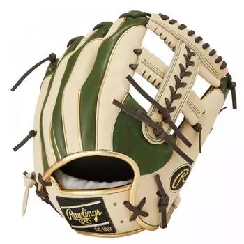 Rawlings Adult Baseball Glove Gloves Soft HOH PRO EXCEL Wizard #02 COLORS [For Infielders] Size 11.5 GR4FHW2CCK4MG ML GreenCamel For right-handed thro