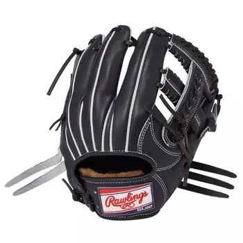 Rawlings Adult Baseball Glove Rigid [For Infielders] HOH PREMIUM GH4FHPN62 V Black Size 11.25 inches For right-handed throwers (left-handed wear)