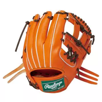 Rawlings Adult Baseball Glove Rigid HOH PREMIUM GH4FHPCK4H Orange Size inches throwers [For Infielders] 11.5 For right-handed (left-handed wear)