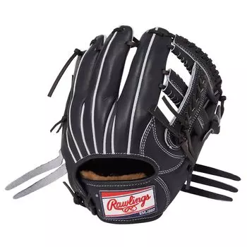 Rawlings Adult Baseball Glove Rigid HOH PREMIUM GH4FHPN62 V Black Size inches throwers [For Infielders] 11.25 For right-handed (left-handed wear)
