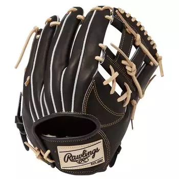 Rawlings Adult Baseball Glove Soft PRO EXCEL Size 12 GR4FHENP6FS Black throwers HOH® –FS Style- [For Infielders] For right-handed (left-handed wear)