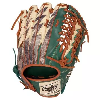 Rawlings Adult Baseball Glove Softball HOH THUNDER GR4FHOTY70 Dark Size 13 inches throwers hand [For Outfielders] Green/Camel For right-handed (left