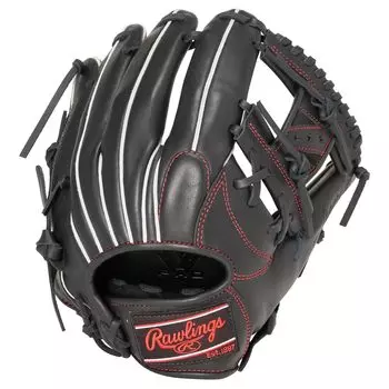 Rawlings Adult Baseball Glove Softball HYPER TECH R2G GR4FHTN62 Black Size inches throwers hand [For Infielders] 11.25 For right-handed (left worn)