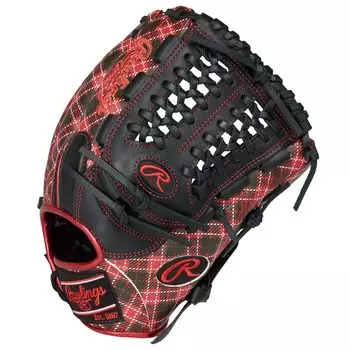 Rawlings Adult Baseball Glove Softball HYPER TECH GRAPHIC GR4FHTGN65 Black Size inches throwers [All-round] -Tartan Check- 11.75 For right-handed чёрный