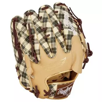 Rawlings Adult Baseball Glove Softball HYPER TECH GRAPHIC GR4FHTGA15W Camel Size inches pitchers hand [For Pitchers] -Tartan Check- 11.75 For верблюд
