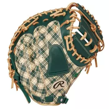 Rawlings Adult Baseball Glove Softball HYPER TECH GRAPHIC GR4FHTG2AF Dark Green Size 33 inches pitchers hand [For Catcher] -Tartan Check- For темно-зеленого