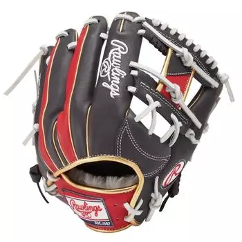 Rawlings Adult Baseball Gloves Soft HOH Wizard #01 COLORS [For Infielders] Size 11.25 GR4FHWN52MG NavyScarlet For right-handed throwers (left hand wor