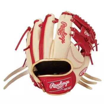 Rawlings Baseball Adult Training Rigid GAMER TRAINING Size T GH4FGTK4T Size T throwers hand [For Training] Camel/Scarlet For right-handed (left worn)