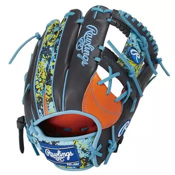 Rawlings Baseball Glove Adult Soft HOH BLIZZARD Wizard Size GR3HON52MG Orange throwers & #01 [For Infielders] 11.25 For right-handed