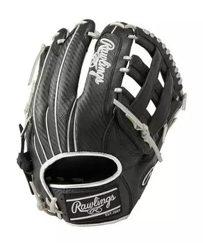 Rawlings Baseball Glove Adult Softball HOH BLACK LABEL All Size GR3HBLN65 throwers [For Fielder] 11.75 Black/Platinum For left-handed