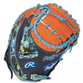 Rawlings Baseball Glove Adult Softball HOH BLIZZARD Wizard Size 33 GR3HO2AF Orange pitchers & #01 [For Catcher] For right-handed
