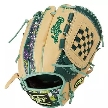 Rawlings Baseball Glove Adult Softball HOH BLIZZARD Wizard Size GR3HON54MG Dark Green throwers & #01 [For Allfielder] 11.5 For right-handed