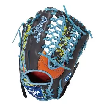 Rawlings Baseball Glove Adult Softball HOH BLIZZARD Wizard Size GR3HOB88MG Orange throwers & #01 [For Outfielders] 12.5 For right-handed