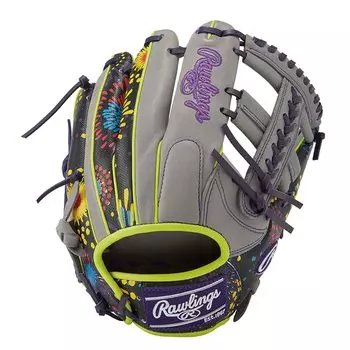Rawlings Baseball Glove Adult Softball HOH GRAPHIC Size GR2FHGCK4 Gray throwers [For Infielders] 11.5 For right-handed