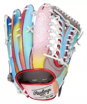Rawlings Baseball Glove Adult Softball HOH Graphic Paradise Size GR4HGB88 Gray pitchers [For Outfielders] 12.5 For left-handed серый