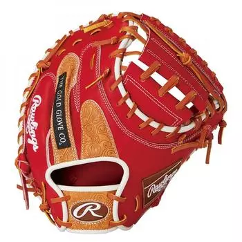Rawlings Baseball Glove Adult Softball HOH Rawlings THE RAWLINGS [For Catcher] Size 33 GR4HR2AC ScarletRich Tan Right-handed pitcher