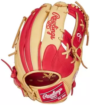 Rawlings Baseball Glove Adult Softball HYPER TECH COLORS Size GR4HTCN62 pitchers [For Infielders] 11.25 Scarlet/Camel For right-handed
