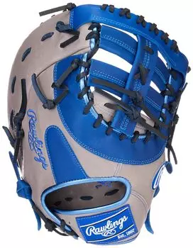 Rawlings Baseball Glove Adult Softball HYPER TECH COLORS Size GR4HTCM53 Blue pitcher [For First] 11.75 Gray/Royal Right-handed