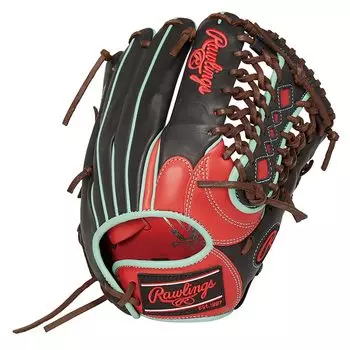 Rawlings Baseball Glove for Adults Softball HOH DP COLORS Size 12 GS3HDS66 throwers Women s [All-round] Scarlet/Black For right-handed