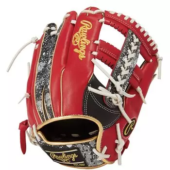 Rawlings Бейсбольные перчатки для взрослых, софтбол HOH BLIZZARD Wizard, размер GR3HOCK4MG, черные, для метателей и #01 [для инфилдеров] 11,5 *Для правшей