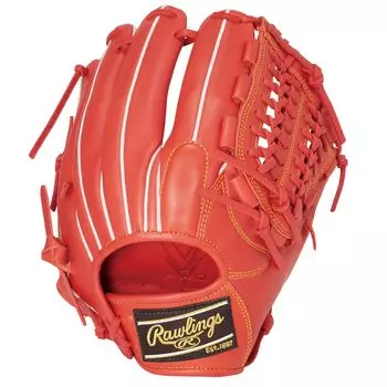 Rawlings Перчатки для бейсбола для взрослых, софтбол HYPER TECH R2G GR4FHTN65, красные, оранжевые, размер в дюймах, метатели [универсальные] 11,75 *Для правшей (ношение левой рукой)