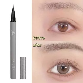 Равномерная окраска, долговечная, водонепроницаемая, устойчивая к поту, супер тонкая головка, инструмент от молочницы, нежная подводка для глаз шелкопряда, подводка для бровей