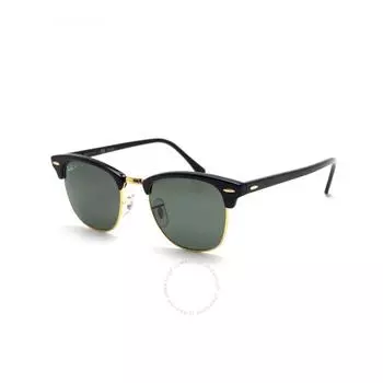 Ray Ban Clubmaster Classic Polarized Green Square Unisex Sunglasses RB3016 901 58 55