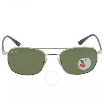 Ray Ban Dark Green Square Unisex Sunglasses 0RB3670CH 003 P1 54