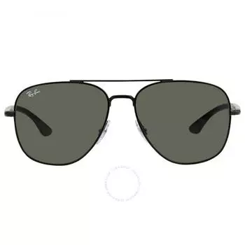 Ray Ban Green Aviator Unisex Sunglasses RB3683 002 31 56