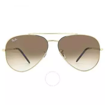 Ray Ban New Aviator Light Brown Gradient Pilot Unisex Sunglasses RB3625 001 51 62