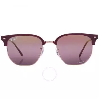 Ray Ban New Clubmaster Polarized Wine Unisex Sunglasses RB4416 6654G9 53