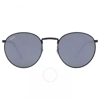 Ray Ban New Round Green Mirrored Blue Unisex Sunglasses RB3637 002 G1 53