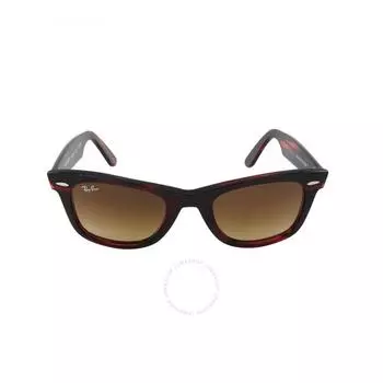 Ray Ban Original Wayfarer Bio Acetate Brown Gradient Square Unisex Sunglasses RB2140 136285 50