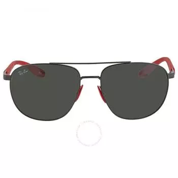 Ray Ban Scuderia Ferrari Green Classic Мужские солнцезащитные очки-авиаторы RB3659M F02871 57