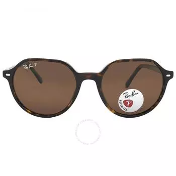 Ray Ban Thalia Brown Geometric Unisex Sunglasses RB2195 902 57 51